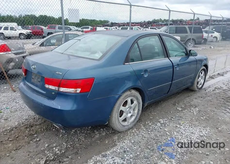 2006 Hyundai Sonata Gls V6/Lx V6 z USA, uszkodzony, nr VIN 5NPEU46F66H107790